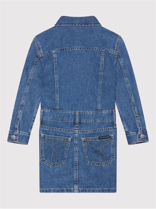 ALINE DENIM JACKET DRESS CALVIN KLEIN JEANS | IG0IG01209/1A4